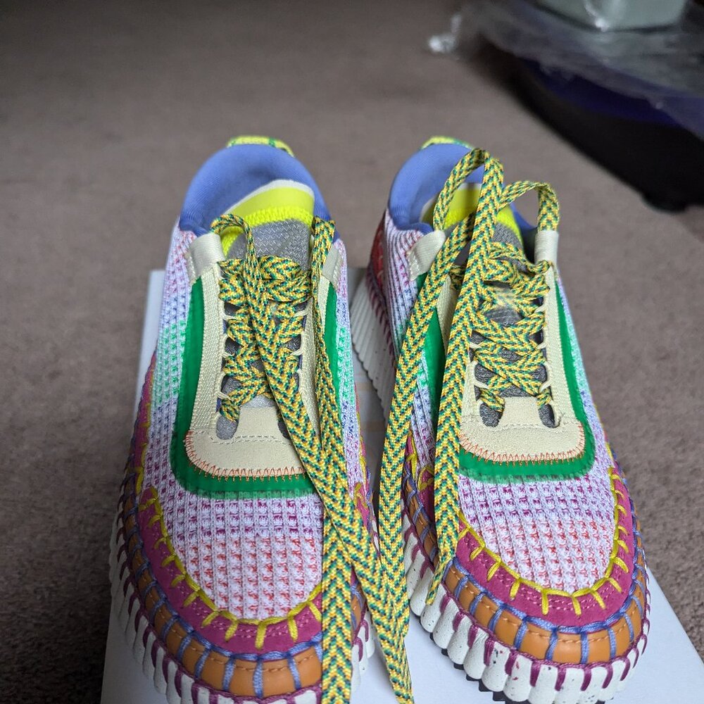 New Chloe Sneakers Multicolor Red